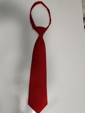 French Toast Solid Red Boys' Necktie